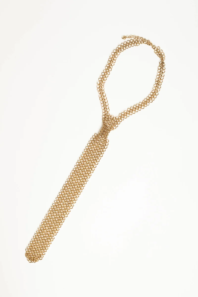 Collana rete cravatta