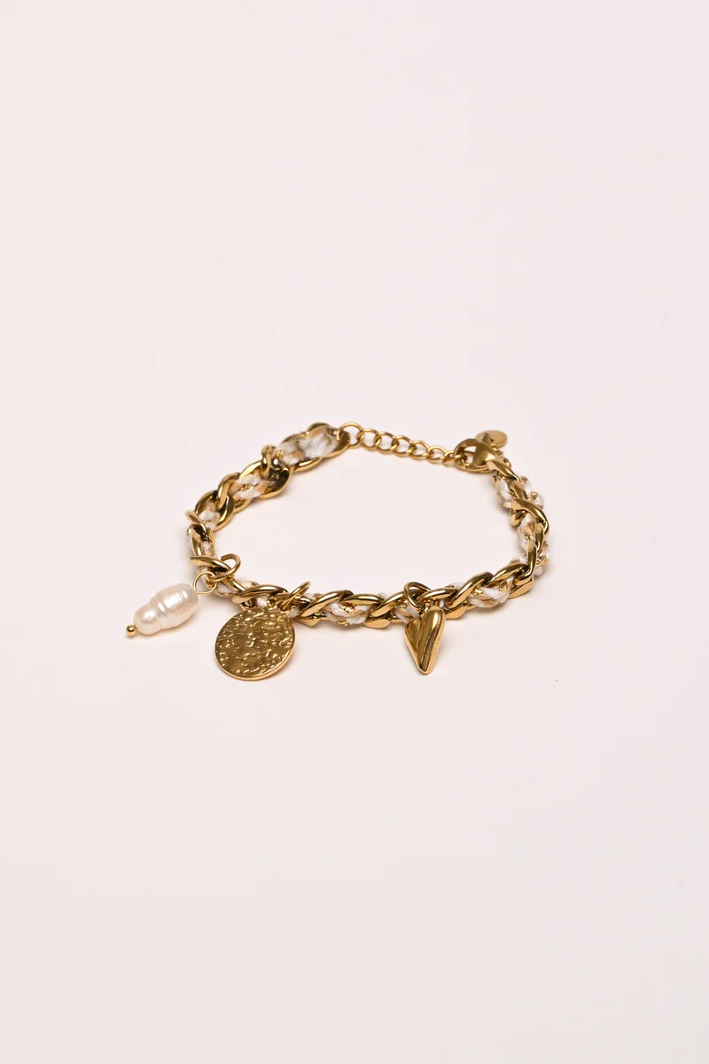 Bracciale a catenella con charms