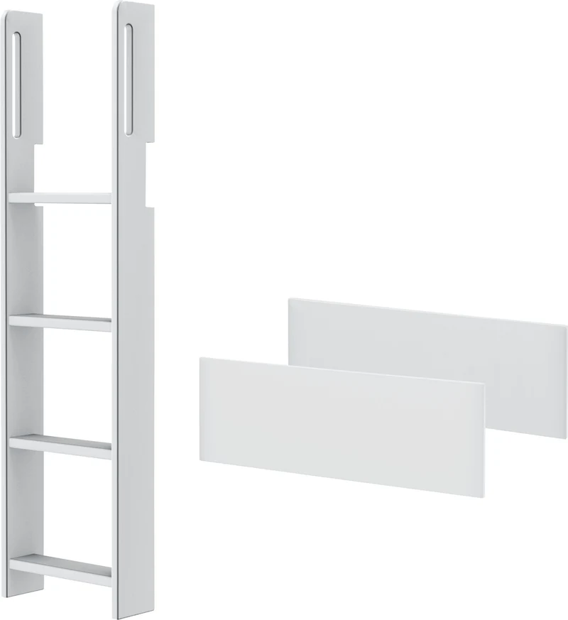 WHITE Leiter gerade Mittelhochbett