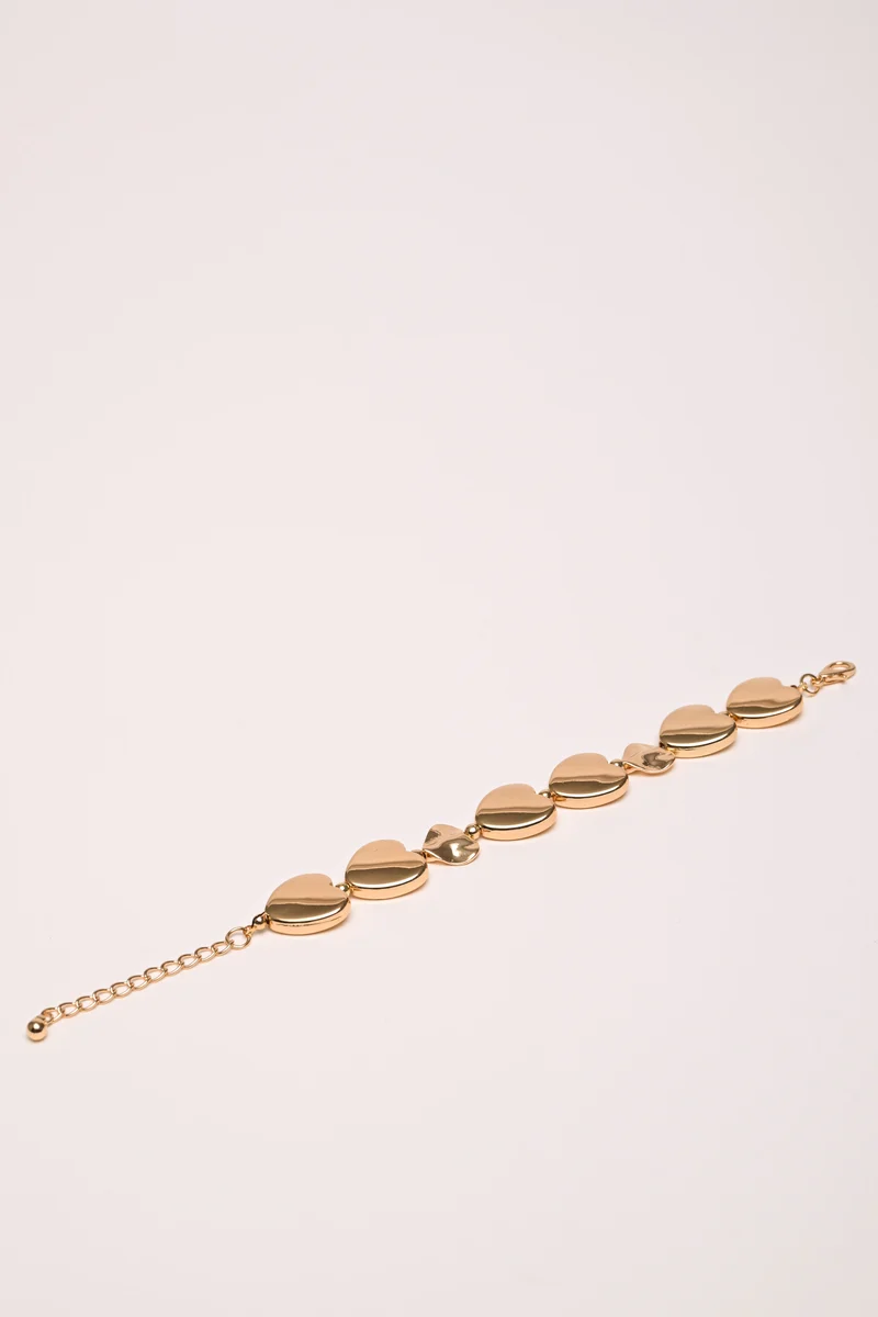 Bracciale con cuori