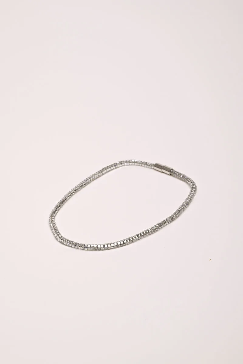 Collana con strass