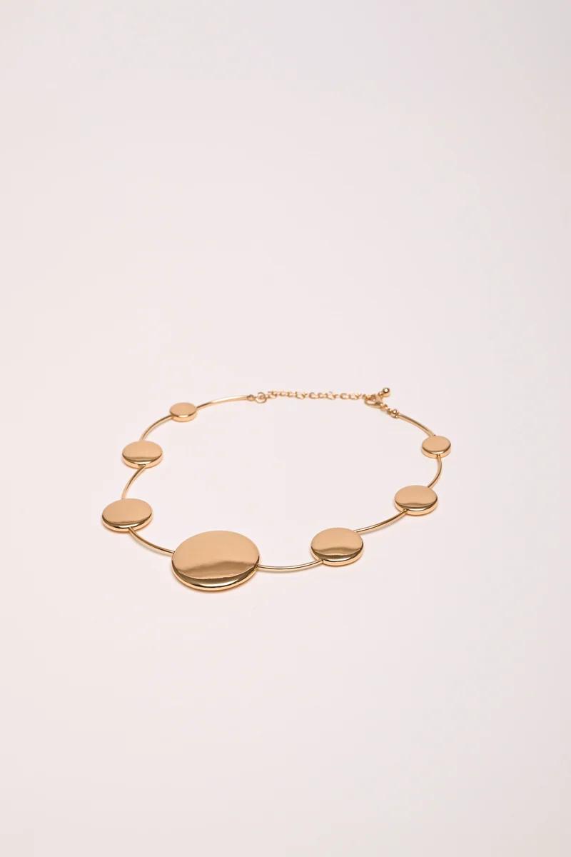 Collana con pendenti circolari