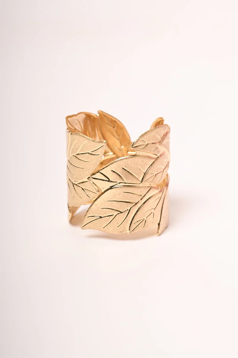 Bracciale rigido foliage