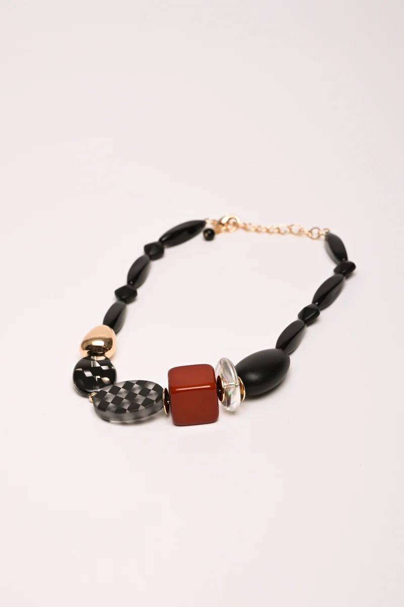 Collana con pietre mix