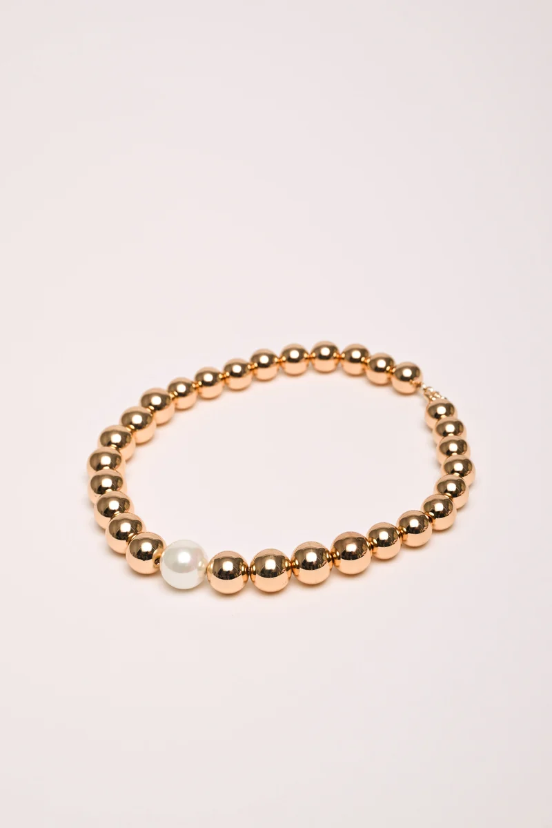 Collana con perline