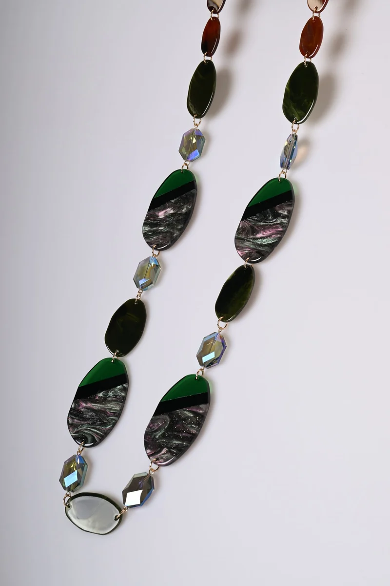 Collana con pendenti ovali