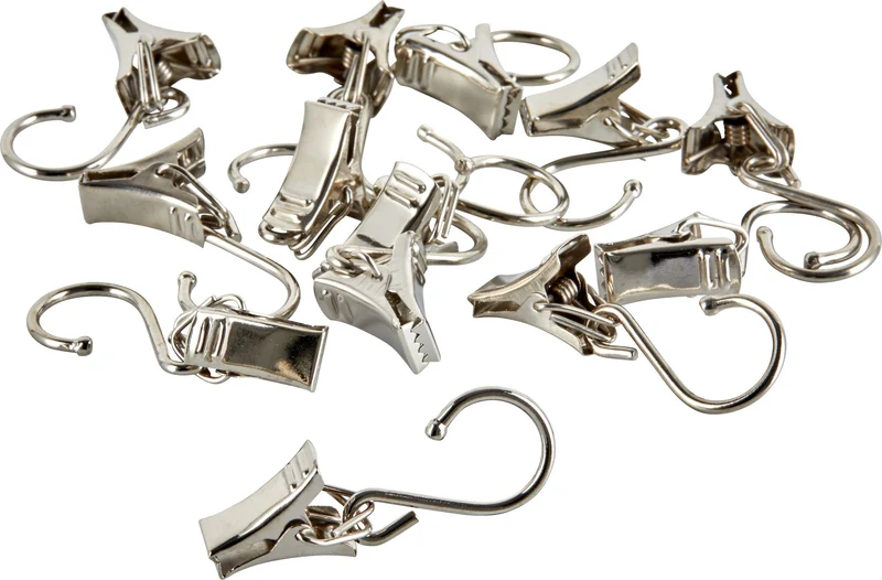 S-Haken mit Klammer S-Haken mit Klammer