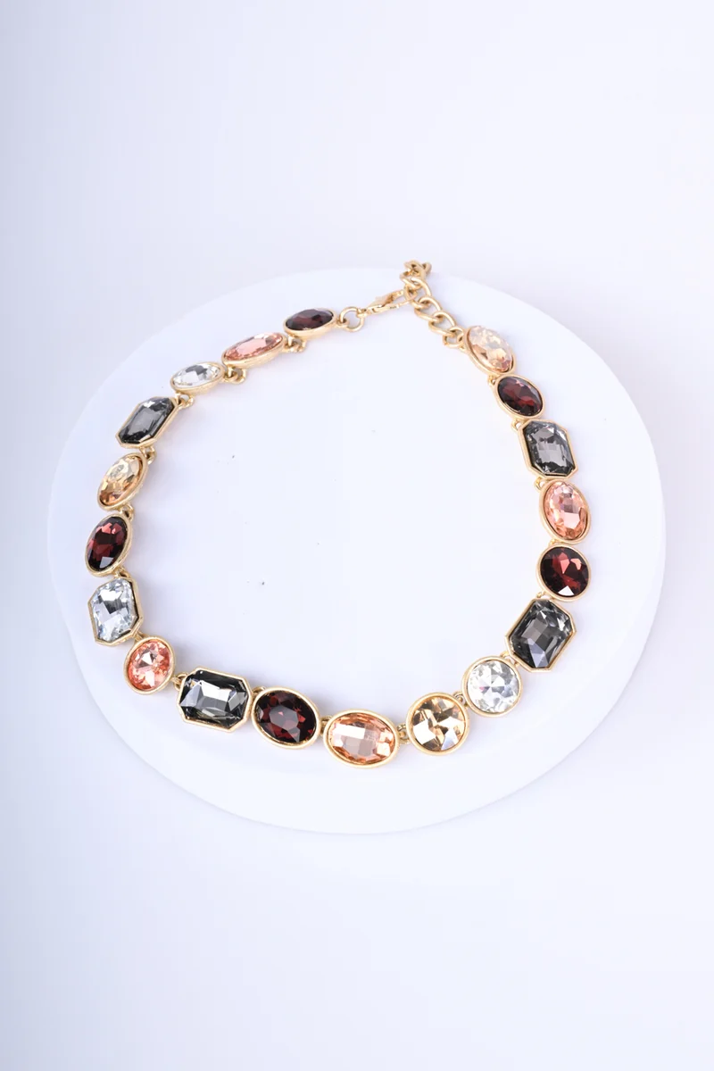 Collana con cristalli