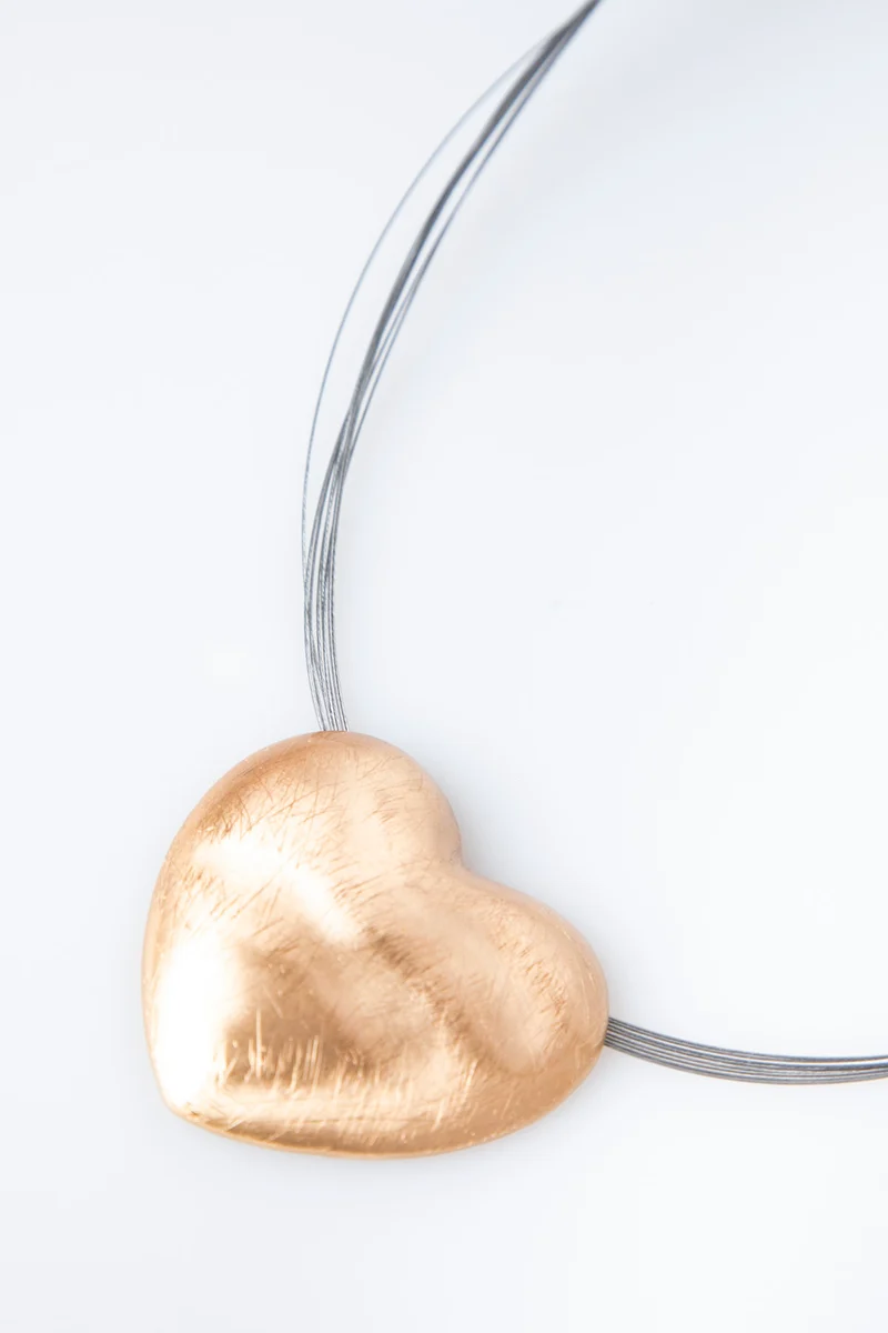 Collana con pendente a cuore