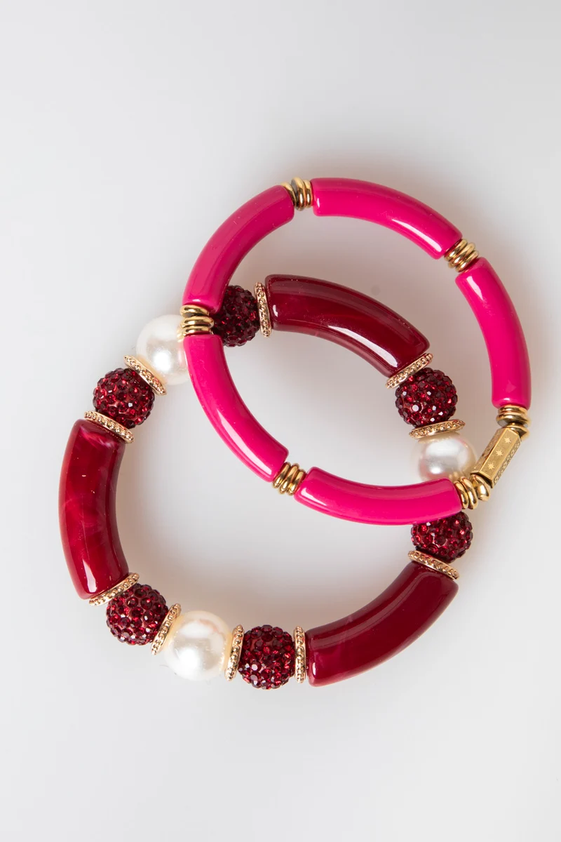 Set di due bracciali rigidi