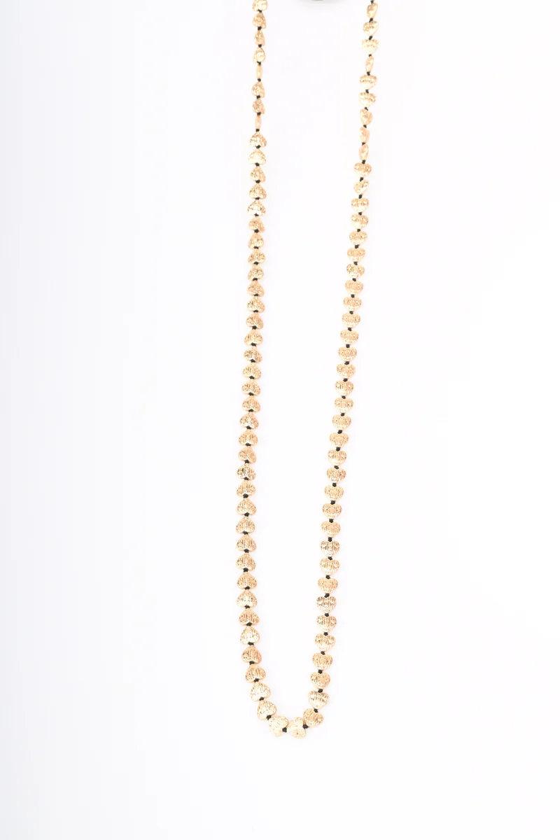 Collana lunga con cuori