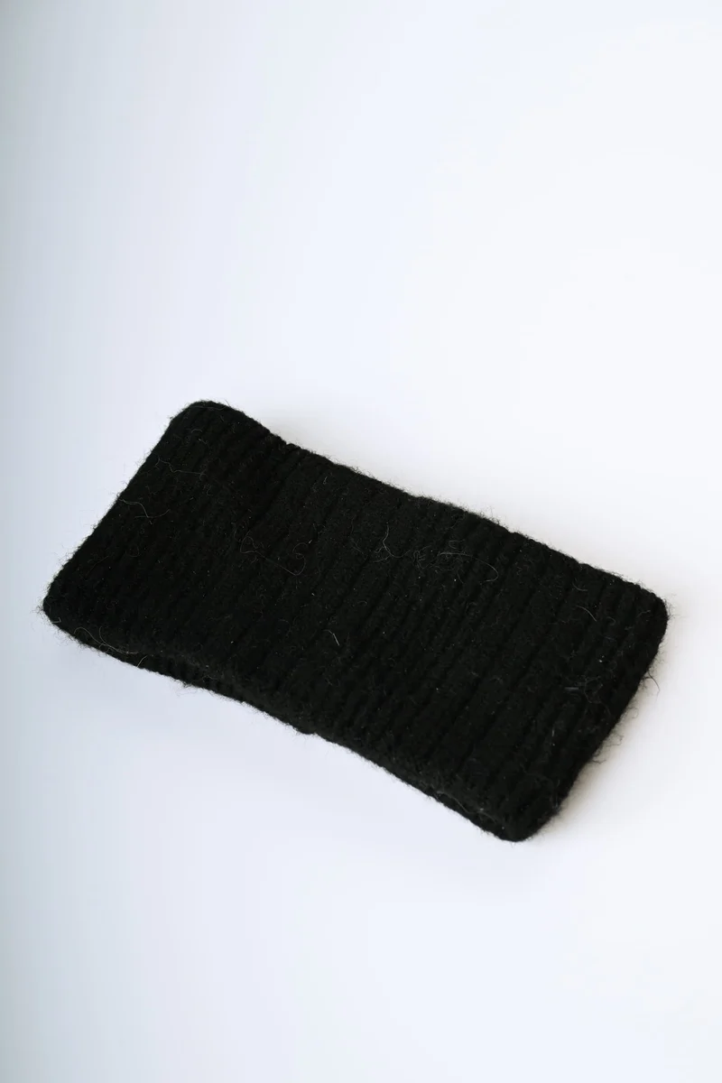 Fascia per capelli in maglia lurex