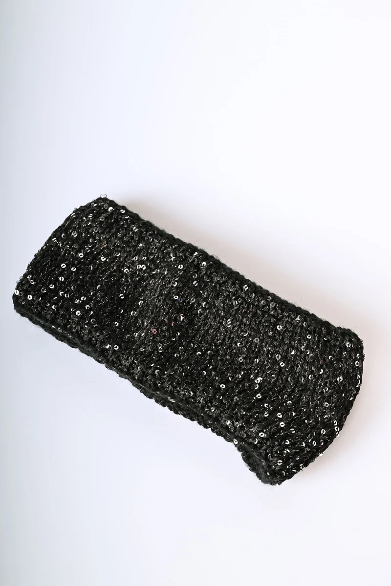 Fascia per capelli con paillettes