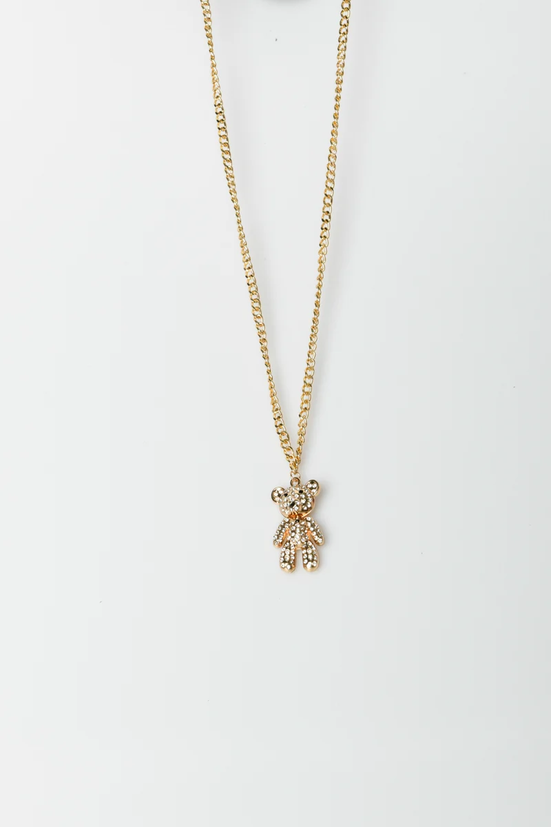 Collana con pendente a orsetto