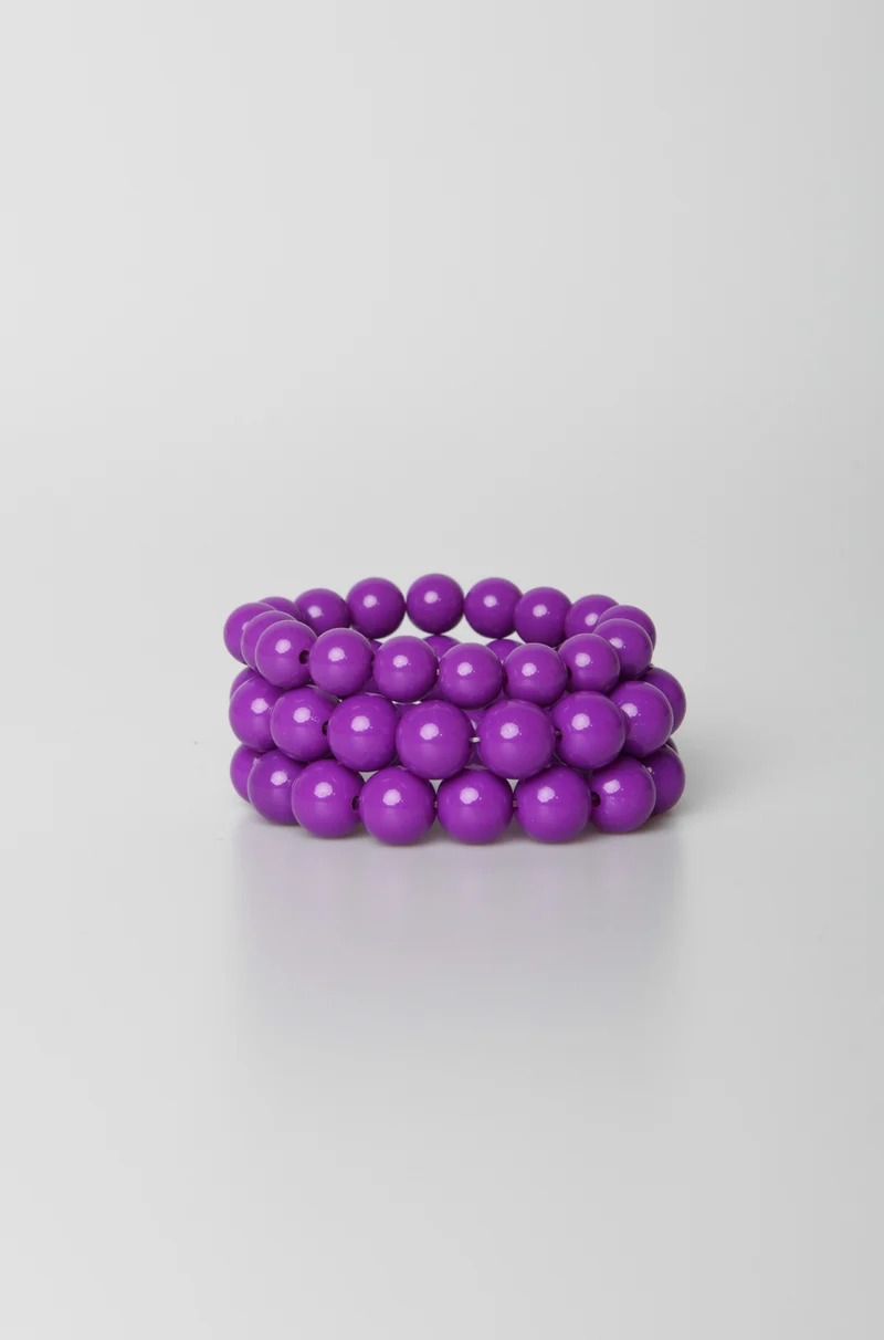 Bracciale multifili in perle