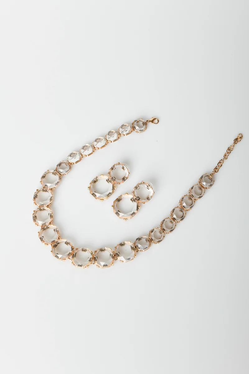 Parure collana + orecchini