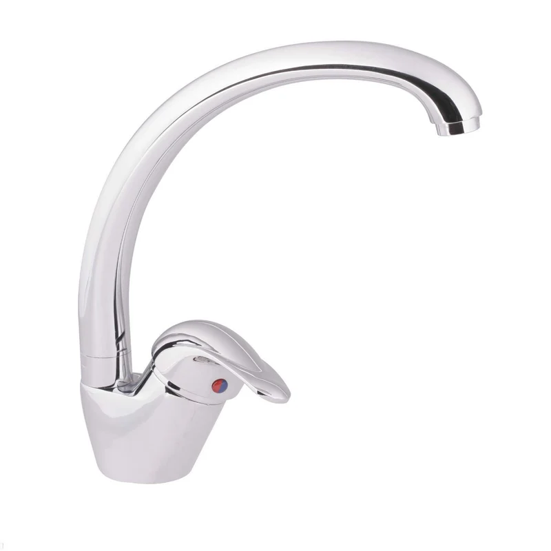 Rubinetto Miscelatore Per Lavello Cucina Sfera Monocomando Canna Alta