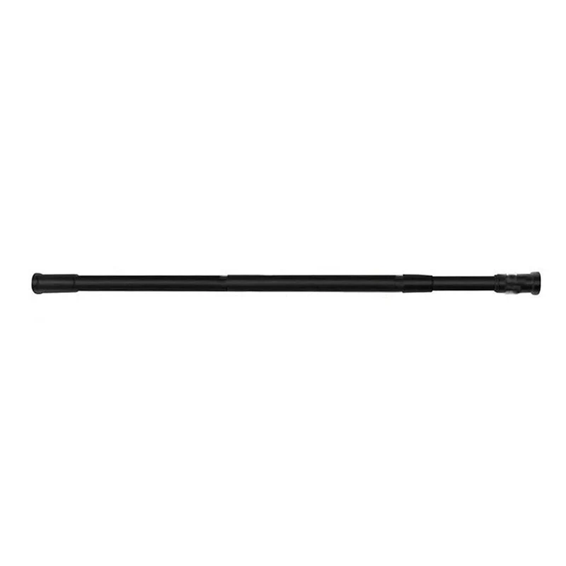 Bastone nero per tenda o appendiabiti per armadio da 140 a 260 cm