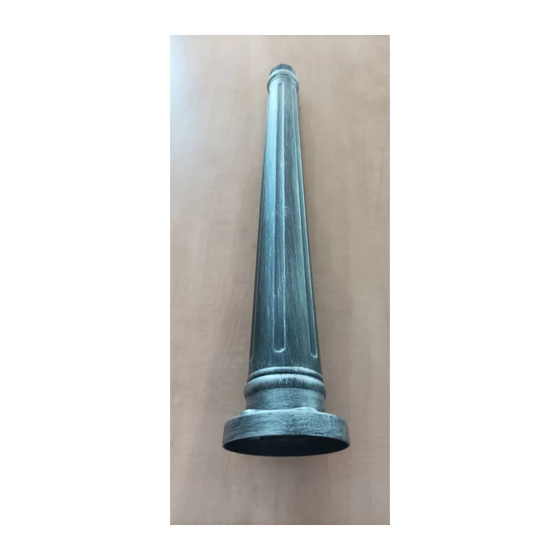Palo Centrale x Lampione New York H 200 cm a 2 Luci Grigio