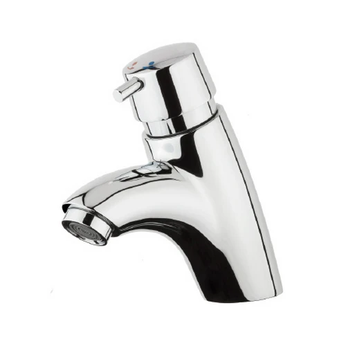 Miscelatore lavabo temporizzato coassiale con regolazione tempo -