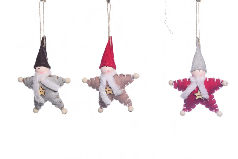 Pendente stella con cappello