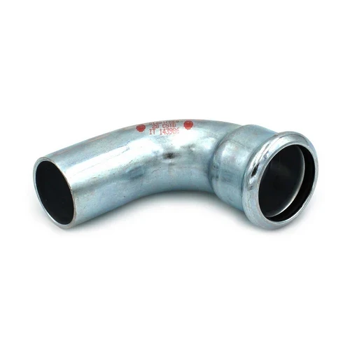 Curva 90 mf a pressare in acciaio carbonio steel pres diam. 35