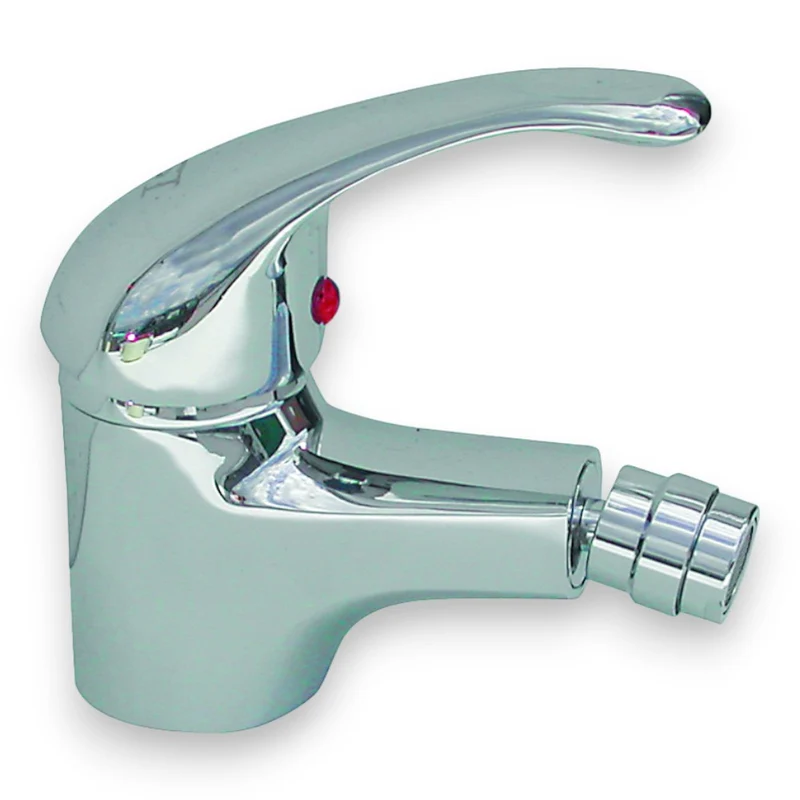 Rubinetto miscelatore monocomando bidet in ottone cromato Ø 40 mm