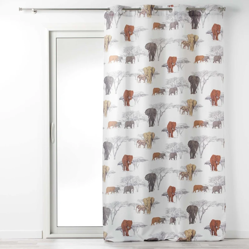 Tenda con occhielli 140 x 280 cm Toundra