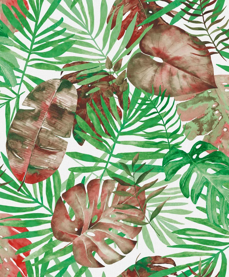 Carta da parati Jungle verde