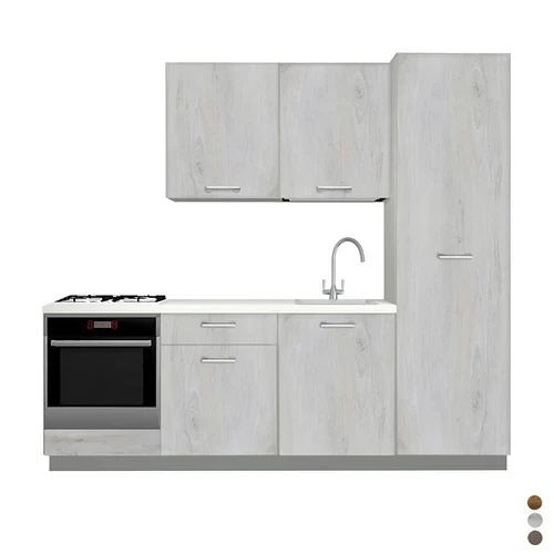 Cucina completa da 240 cm noce