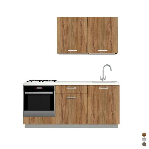 Cucina completa da 180 cm rovere miele