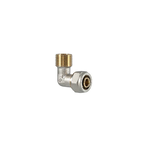 Raccordo curvo maschio a compressione per multistrato 3/4 x 26