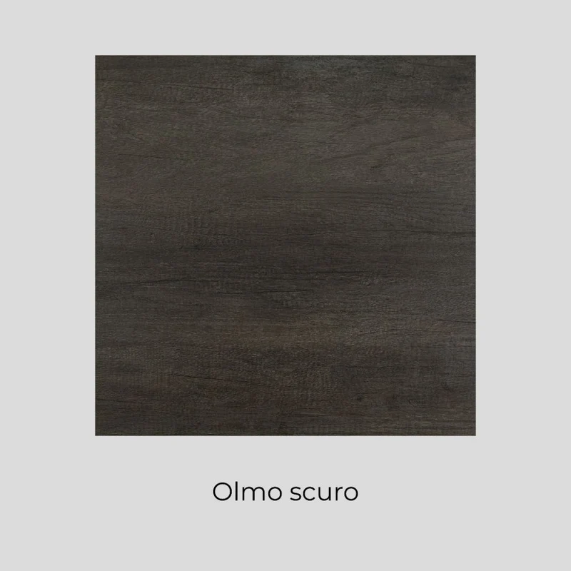 Mobile Lavanderia a Colonna per Lavatrice o Asciugatrice con 2 Ante Installabili Sopra o Sotto 70x70x174A cm in Nobilitato Unika Olmo Scuro