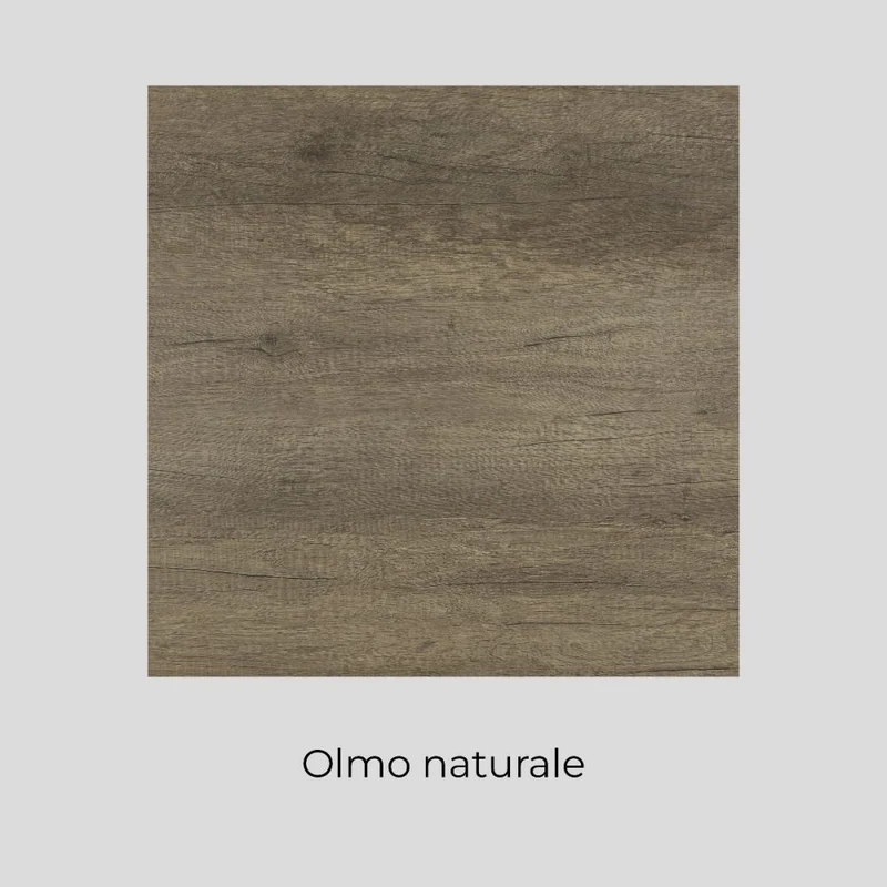 Mobile Lavanderia a Colonna per Lavatrice o Asciugatrice con 2 Ante Installabili Sopra o Sotto 70x70x174A cm in Nobilitato Unika Olmo Naturale