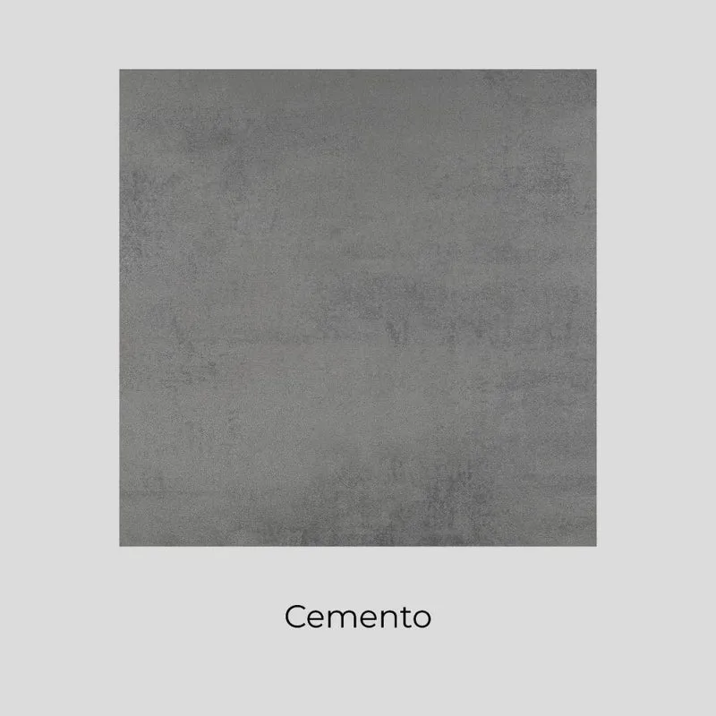 Mobile Lavanderia a Colonna per Lavatrice e Asciugatrice con 2 Ante Installabili Sopra o Sotto 70x70x174A cm in Nobilitato Unika Grigio Cemento