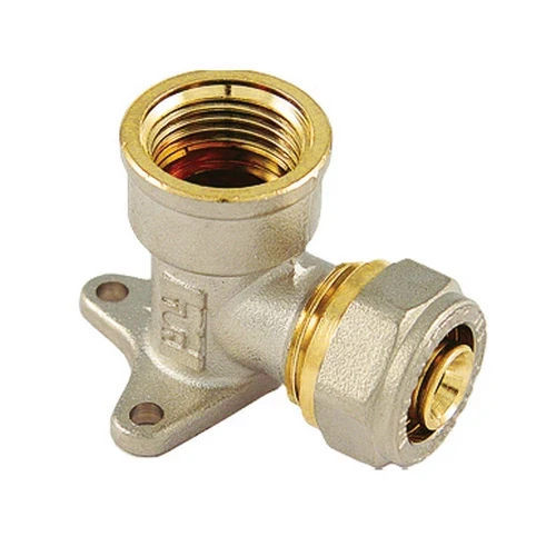 Raccordo curvo femmina con flangia serie ins per multistrato 3/4 x 20