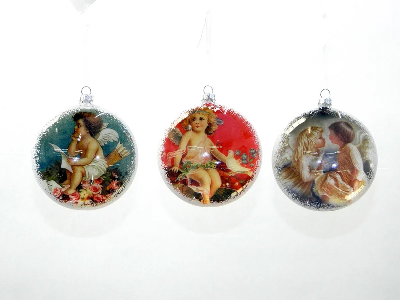 Palla di natale in vetro