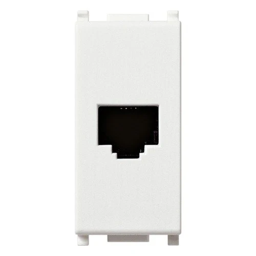 Presa RJ11 6/4 bianco Vimar Plana