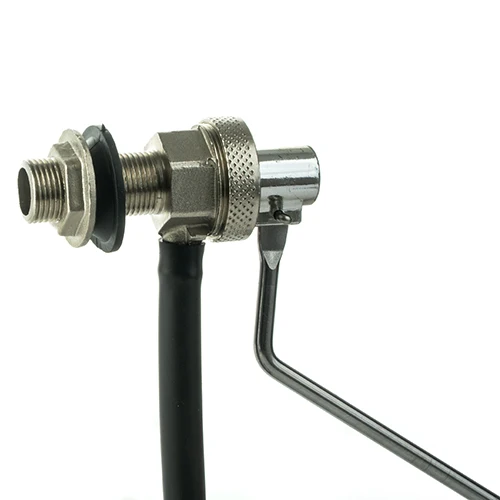 Rubinetto a galleggiante nichelato silenzioso tipo catis 1/2 285 mm