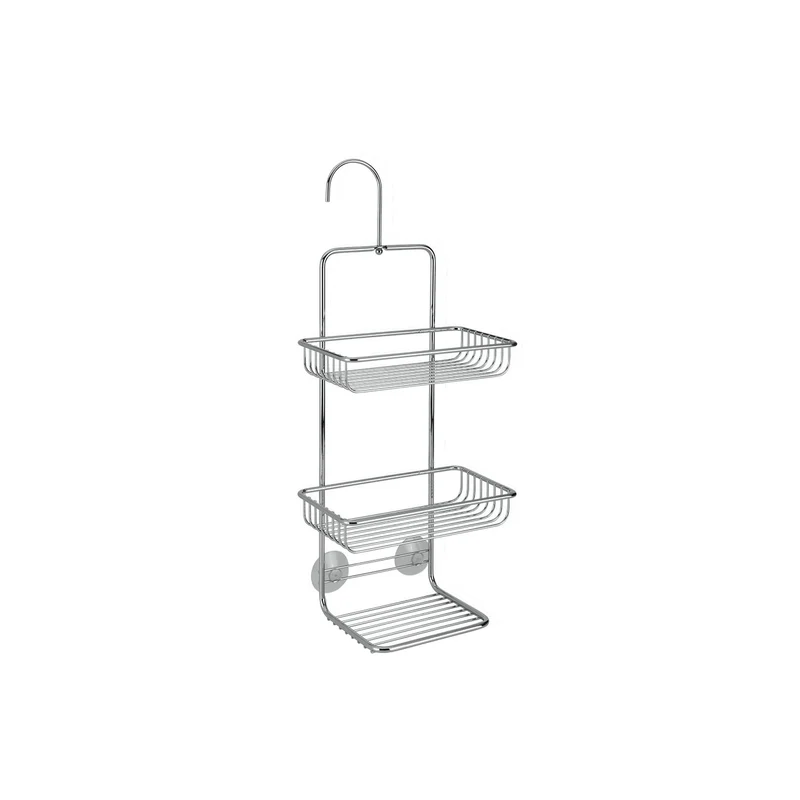 SUPPORTO x DOCCIA 3 PIANI CROM CM.20x11x38/47 MALLORCA