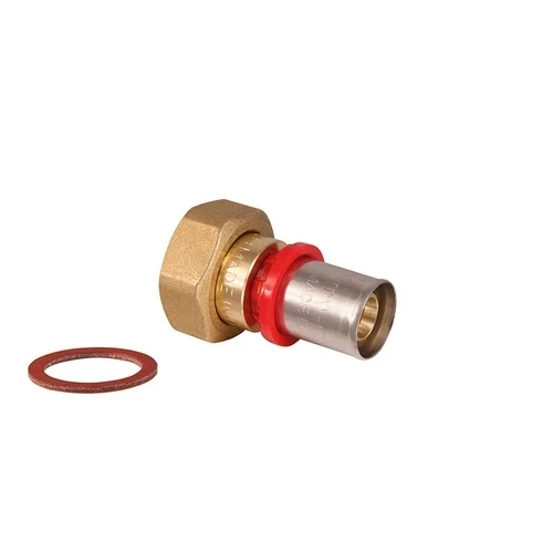 Adattatore sede piana a pressare per multistrato 3/4 x 20