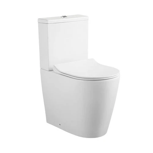 Vaso monoblocco genziana filomuro rimless -