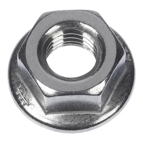 100 pz dadi esagonali flangiati mu f in acciaio m10 chiave 17 mm