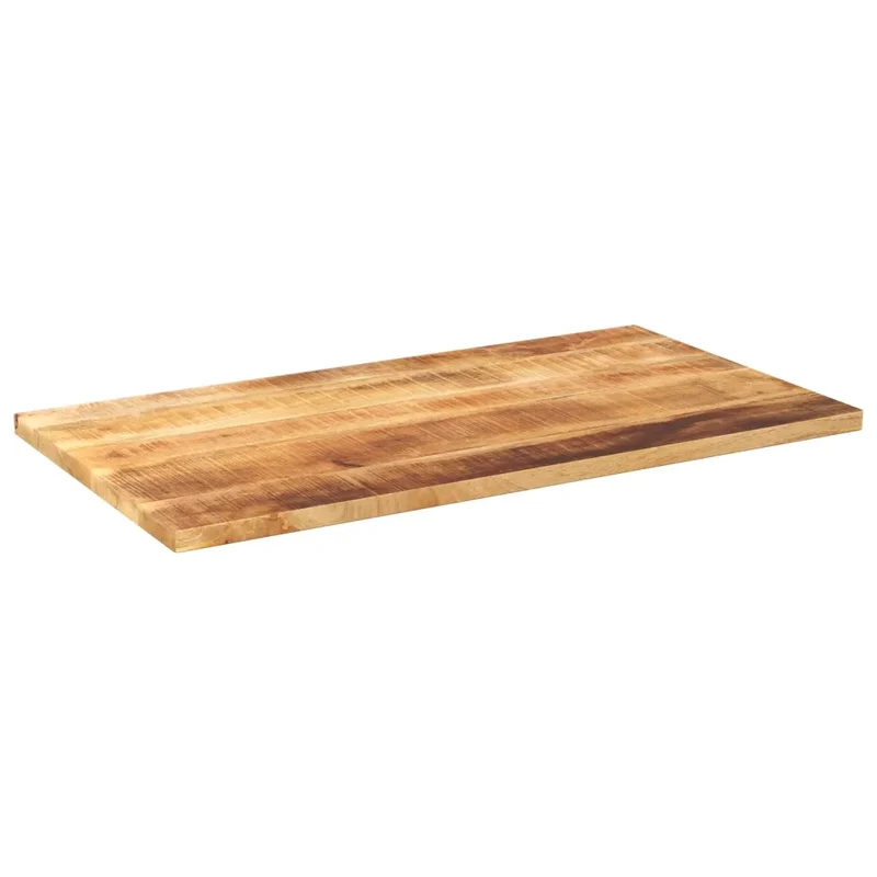 Piano per Tavolo 110x60x2,5 cm Rettangolare Legno Mango Grezzo 371335