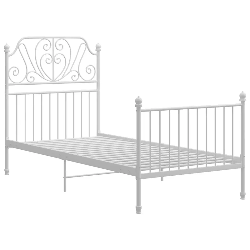 Giroletto Bianco in Metallo 90x200 cm 324842