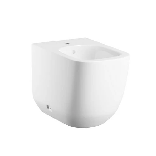 Bidet filo muro primula er. rubinetto nero opaco