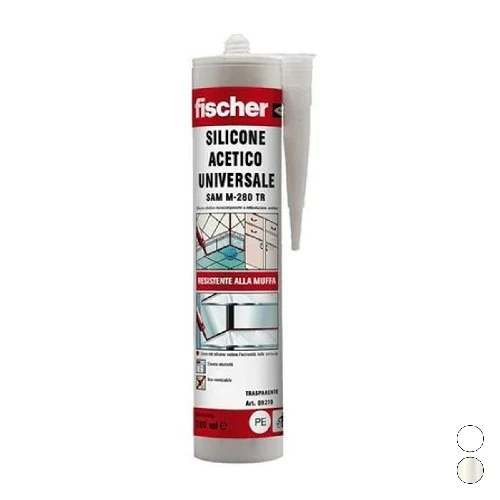 Silicone multiuso acetico universale sam m bianco ml 280
