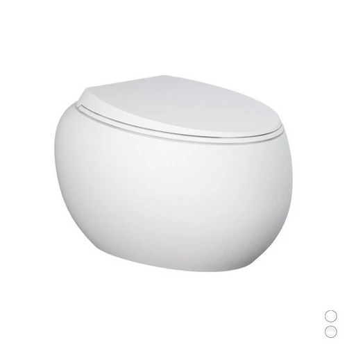 Vaso sospeso cloud rimless fissaggio nascosto bianco alpino