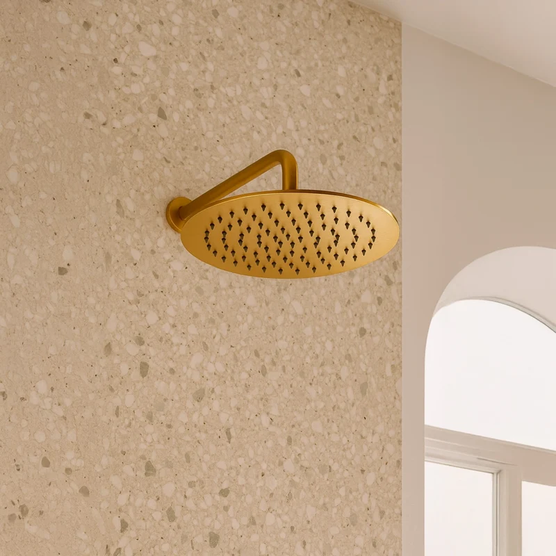 Sined Soffione levante 30 inox Oro Soffione Doccia Inox 30cm By Sined Eleganza Durabilita e Design Moderno Per Un Bagno Da Sogno Acquisto Sicuro e Consegna Veloce