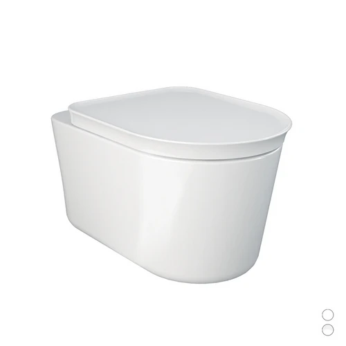 Vaso sospeso valet rimless bianco opaco
